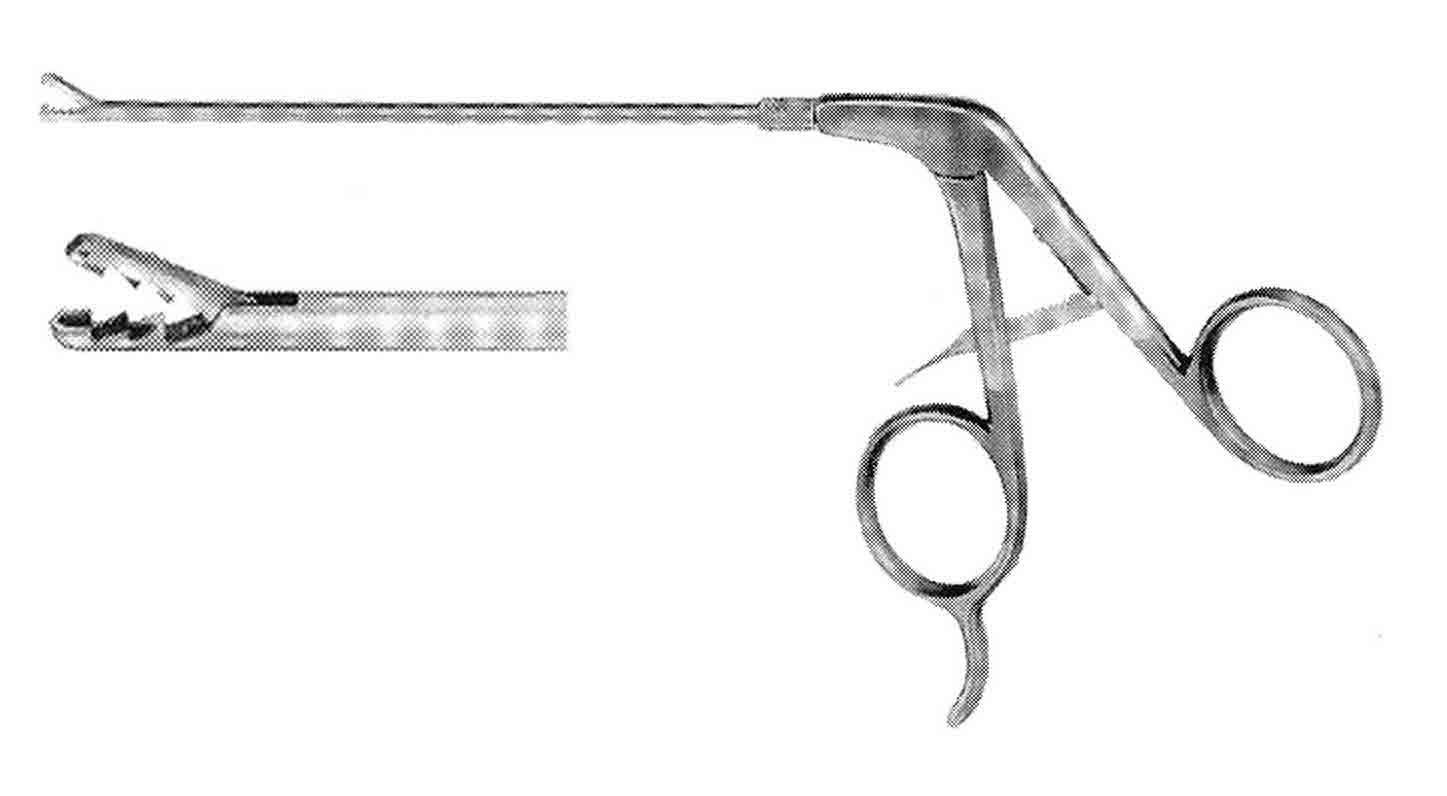 BİYOPSİ VE KAVRAMA FORSEPS WİTH RATCHET ÇAP : 3.5MM